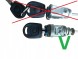 VAG VW T5 T6 TRANSPORTER T-5 T-6 WKŁADKA ZAMEK DRZWI LEWYCH 7H0898167 НОВА ЛІВА ВСТАВКА ЗАМОК ДЛЯ ЛІВИХ ДВЕРЕЙ КЛЮЧ VW TRANSPORTER T5