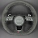 Audi OE 8W0419091GJ TXC Кермо Alcantara для Audi A3 S3 RS3 8V, A4 S4 RS4, A5 S5 RS5, сіра нитка