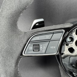 Audi OE 8W0419091GJ TXC Кермо Alcantara для Audi A3 S3 RS3 8V, A4 S4 RS4, A5 S5 RS5, сіра нитка