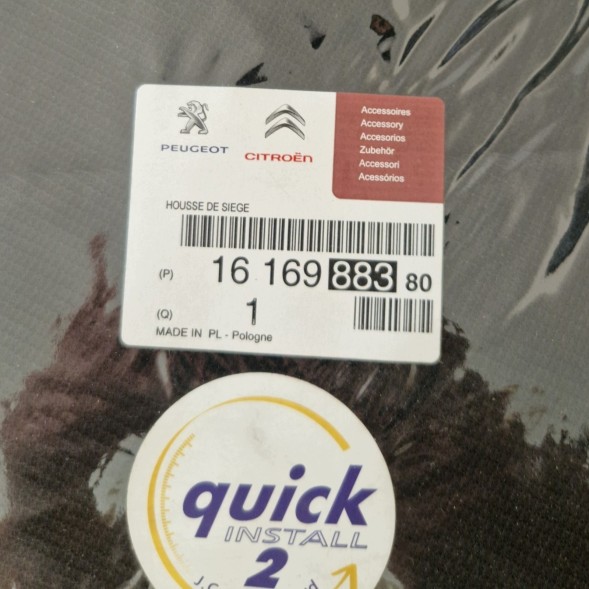 Groupe PSA PSA OE 1616988380 КОМПЛЕКТ ЧОХЛІВ НА СИДІННЯ „ESSENTIAL” CITROEN C4 CACTUS OE 1616988380