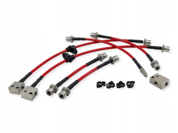 Pizza Brakes Przewody w stalowym oplocie HONDA CIVIC FK2 TYPE R Провід у сталевому обплетенні HONDA CIVIC FK2 TYPE R