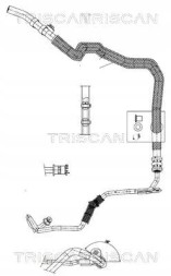 Triscan 8516 29088 Шланг гідропідсилювача 8516 29088 triscan
