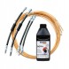 PiterParts 10232130001 Przewody hamulcowe miedziane elastyczne przód tył BMW E30 bębny Гальмівні трубки e30 BMW комплект передні задні мідні гнучкі барабани PL