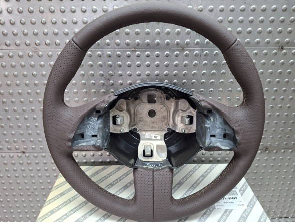 Fiat OE S26340797 ШКІРЯНЕ КЕРМО КОРИЧНЕВЕ 71753449 FIAT 500 2007-