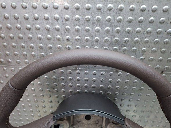 Fiat OE S26340797 ШКІРЯНЕ КЕРМО КОРИЧНЕВЕ 71753449 FIAT 500 2007-