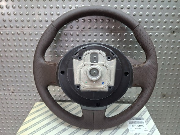 Fiat OE S26340797 ШКІРЯНЕ КЕРМО КОРИЧНЕВЕ 71753449 FIAT 500 2007-
