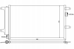 Nissens 86219240 NIS Nis940141 охолоджувач кондиціонера (з осушувачем) iv + помічник водія #33