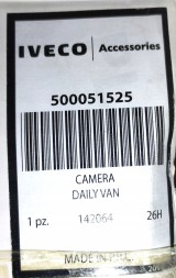 Iveco OE Камера заднього виду IVECO DAILY VAN 22- ОРИГІНАЛ 500051525 КОМПЛЕКТ