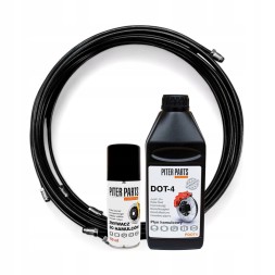 PiterParts 1023340000 Przewody hamulcowe stalowe przó tył BMW E34 Гальмівні трубки сталеві жорсткі BMW e34 за довжиною OEM 87-96 PL