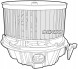 Denso DEA37001 Повітродувний вентилятор припливу dea37001 denso