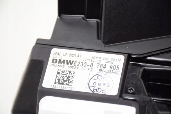 BMW OE 8784905 BMW HUD BMW X3 G01 X4 G02 iX3 ПРИЗЕРНИЙ ДИСПЛЕЙ HUD HEAD-UP HEAD-UP