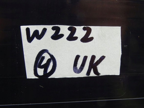 Mercedes-Benz OE A2229009613 GBI_BMW 4 UK MERCEDES S-КЛАС W222 13-20 HEAD UP DISPLAY HUD АНГЛІЄЦЬ RHD UK ОРИГІНАЛ