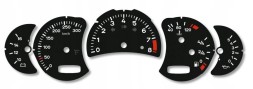 Moman 0089688089323 Porsche 911 996 LIFT BLACK лічильники одометра MPH KMH