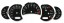 Moman 0089688089323 Porsche 911 996 LIFT BLACK лічильники одометра MPH KMH