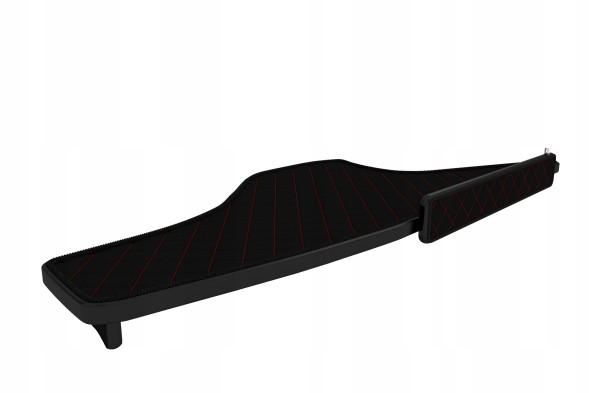 F-CORE FT42 BLACK/RED Полка TIR довга DAF XG XG+ XF NG 21- LED екошкіра