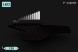F-CORE FT42 BLACK/RED Полка TIR довга DAF XG XG+ XF NG 21- LED екошкіра