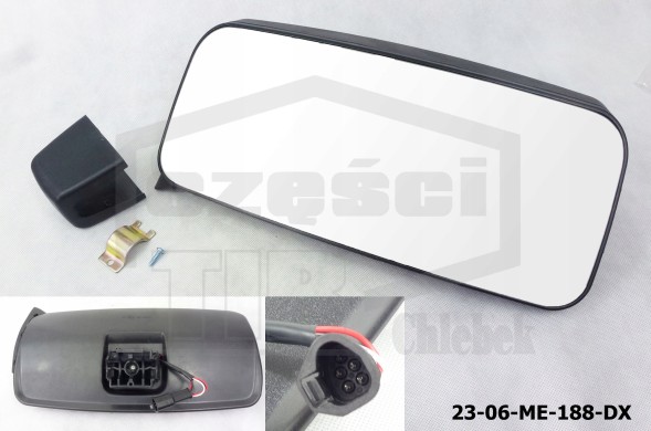 DX 000 810 15 79 ДЗЕРКАЛО MERCEDES ATEGO1 2 AXOR 1 2 ПРАВЕ