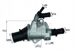 Behr TI 148 88 BEH/BOX ТЕРМОСТАТ BEHR ALFA ROMEO 159 2.4 JTDM (939)