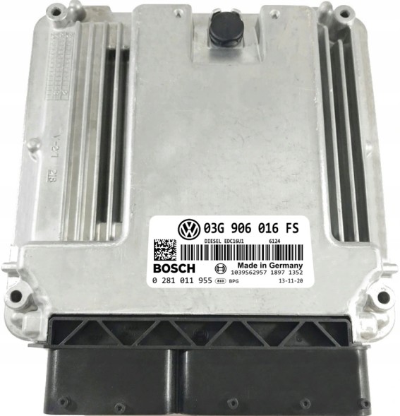 Bosch 03G906016FS 0281011955IMMO OFF КОМП'ЮТЕР ECU VW ГОЛЬФ 1.9 03G906016FS 0281011955 IMMO OFF