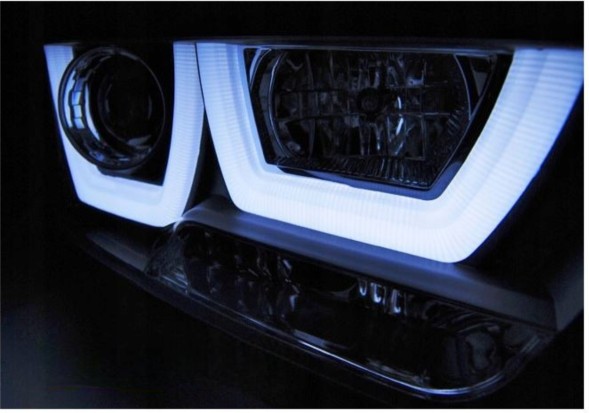 Китай LPDO14 Світильники передні Dodge Charger LX II 11-15 black led