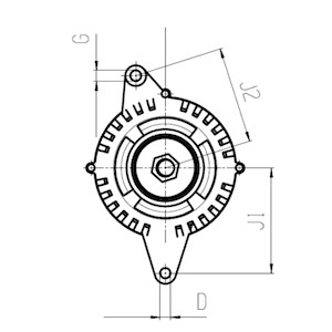 F032113510 HC CARGO Генератор