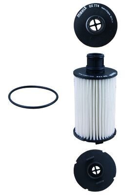 OX774D MAHLE ORIGINAL Фільтр мастил