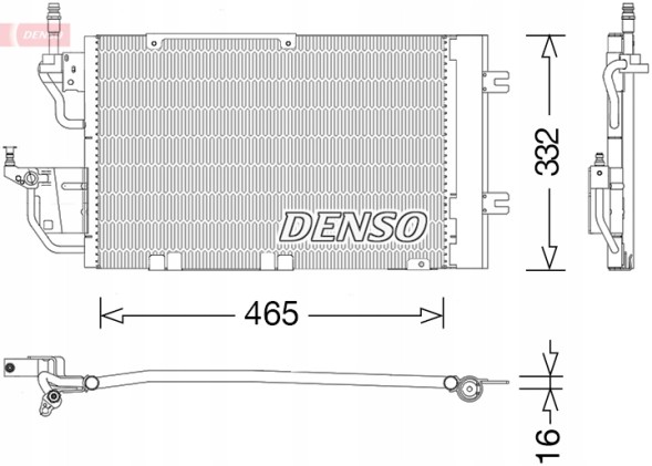 Denso DCN20037 Конденсатор, кондиціонер denso dcn20037