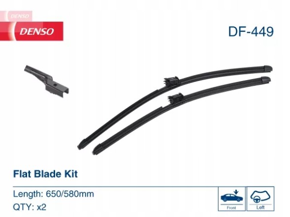 Denso DF-449 Піра витир 650+580 пласкі - denso df-449