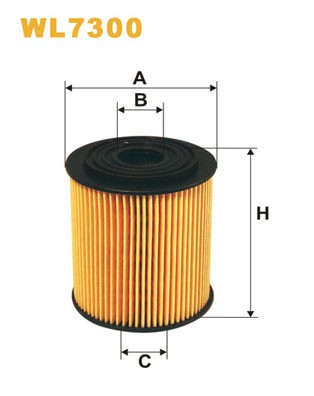 WL7300 WIX FILTERS Фільтр оливи