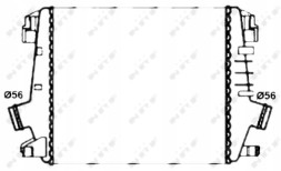 NRF 30272 Інтеркулер опель astra j 10- 1.7cdti, 2.0cdti
