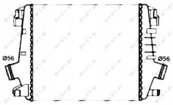 NRF 30272 Інтеркулер опель astra j 10- 1.7cdti, 2.0cdti
