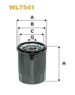 WL7541 WIX FILTERS Фільтр оливи
