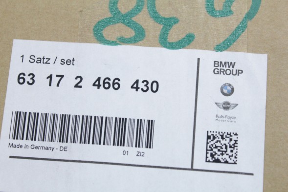 BMW OE 2466430 63172466430 #2 ПОВНИЙ НАБІР НИРКИ ГРИЛЬ АТРАПА ХРОМ ICAM ICONIC GLOW BMW G30 G31