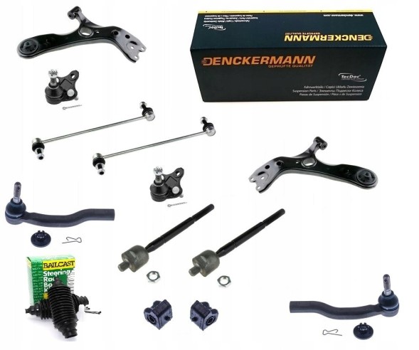Denckermann CR6032B ВАЖЕЛІ, СТІЙКИ СТАБІЛІЗАТОРА, КУЛЬОВІ ОПОРИ, КІНЦІ РУЛЬОВОЇ ТЯГИ TOYOTA PRIUS III 2009- ПЕРЕДНЯ ПІДВІСКА, КОМПЛЕКТ 14 ШТ.