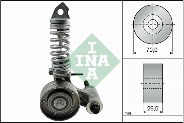 533 0085 30 INA Натяг паса
