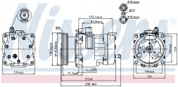 Nissens 89187 Компресор кондиціонера nissens 89187
