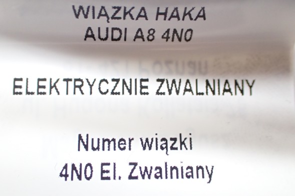 VAG-SYSTEM 4N0 WIĄZKA HAKA + MODUŁ НОВИЙ ПУЧОК ГАКА AUDI A8 4N0 БУКСИРНИЙ ГАЧОК + МОДУЛЬ 8W1907383C