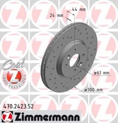 Zimmermann 470.2423.52 Диски zimmermann sport renault grand scenic ii