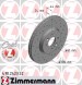Zimmermann 470.2423.52 Диски zimmermann sport renault grand scenic ii