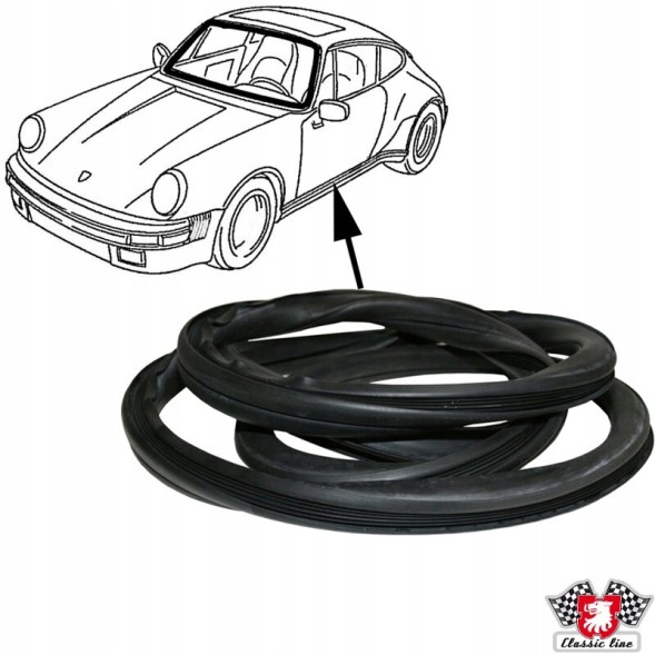JP Group JB 1685900400 Ущільнювач лобового скла Porsche 911