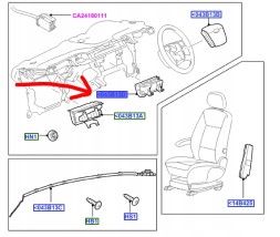 Ford OE 7S71-U045J76-AG36NC ПОДУШКА БЕЗПЕКИ ВОДІЯ FORD MONDEO Mk4