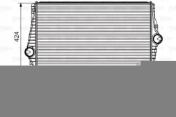 Valeo 818280 Охолоджувач повітря інтеркулер 818280 valeo volvo