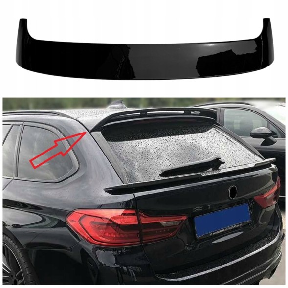 CAR S-11017-GB Спойлер багажника для BMW 5 G31 2017-2023 універсал, чорний глянець