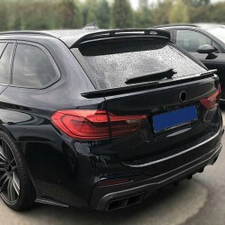CAR S-11017-GB Спойлер багажника для BMW 5 G31 2017-2023 універсал, чорний глянець