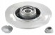 SNR KF155.110U Гальмівний диск задній kf155.110u snr renault clio