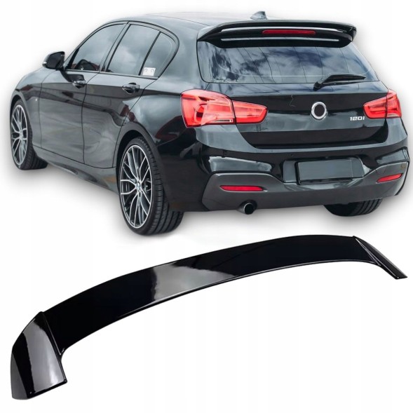 Proteile A120100 СПОЙЛЕР ЗАДНІЙ ЛЬОТОК НА ЗАДНІЙ ЛЮК BMW 1 F20 F21 ЧОРНИЙ ГЛЯНЕЦЬ 2011-2019