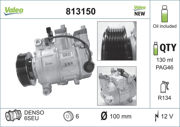 813150 VALEO Компресор кондиціонера