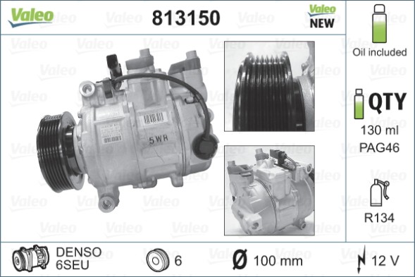 813150 VALEO Компресор кондиціонера