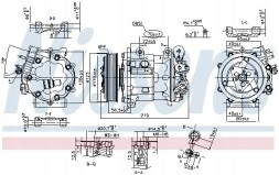 Nissens 89362 Компресор кондиціонера 89362 nissens