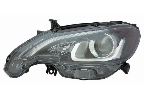 Abakus 550-1162R-LDEM2 Лампа прожектор peugeot 107 2012-14 нова